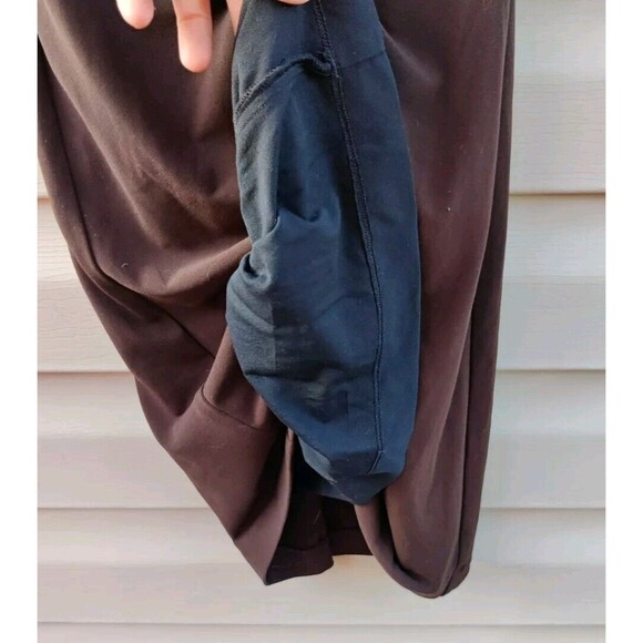 Arden B Womens  Cinched Dress Brown Size XS Ruched Pencil Straight Midi Cocktail - Picture 5 of 9